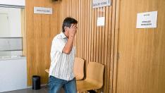 Josué Vinicio Morales Burbano, en la Audiencia Provincial de Zaragoza.