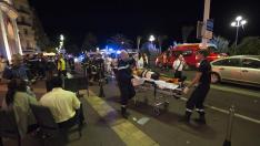 El paseo de los Ingleses de Niza fue manchado de sangre este jueves por el atentado terrorista.