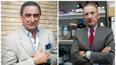 Los premiados Carlos Herrera y Luis Oro.