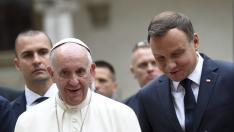 El Papa Francisco visita Cracovia con motivo de la JMJ 2016.