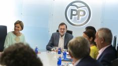 El comité de dirección del PP reunido esta semana en Madrid.