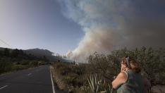 El incendio forestal de La Palma afecta ya a casi 2.000 hectáreas de terreno