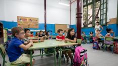 Imagen de archivo de un colegio aragonés.