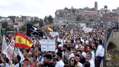 Manifestación en Tordesilllas a favor del Toro de la Vega