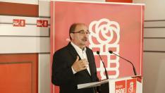 Lambán: No se puede poner en riesgo el Gobierno de Aragón