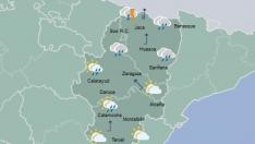 Alerta por lluvias de hasta 80 litros por metro cuadrado en el Pirineo