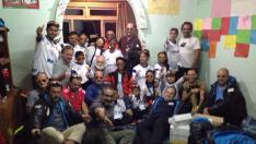 Un grupo de empresarios solidarios ha comenzado un viaje solidario a Nepal.