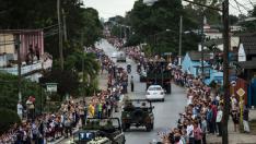 Los turistas, conmovidos con la despedida a Fidel