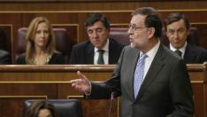 Mariano Rajoy en el Congreso.