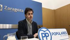 El concejal del PP en el Ayuntamiento de Zaragoza, Sebastián Contín.