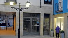 Local en el que Cáritas Diocesana de Osma-Soria abrirá su tienda de ropa de segunda mano