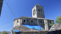 La iglesia de Castejón de Sobrarbe, hundida en el olvido