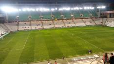 El estadio Arcángel de Córdoba, en los momentos previos al partido.