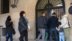 Los refugiados, acompañados por personal de Cepaim, testificaron el pasado domingo.