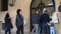 Los refugiados, acompañados por personal de Cepaim, testificaron el pasado domingo.