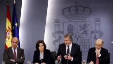 Imagen de la presentación de los presupuestos, este viernes