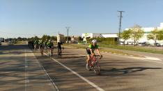 Los socios del Club Ciclista Oscense disfrutan de un fin de semana de actividades.