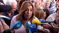 Susana Díaz sobre la dimisión de Aguirre: "Ha llegado tarde y mal"
