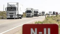 "Miles" de camiones afectados en Aragón por el pacto de precios de los fabricantes