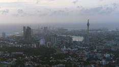 Vista de la capital de Sri Lanka, Colombo.