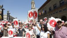 Manifestación contra el impuesto de sucesiones