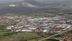 Vista aérea del Polígono Industrial Las Casas