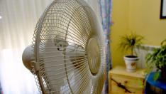 Un ventilador en una vivienda aragonesa.