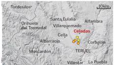 Celadas registra 5 pequeños seísmos en un día sin ser detectados por la población