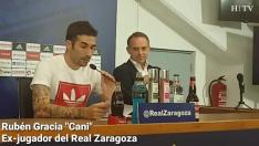 Cani se despide del fútbol y del Real Zaragoza
