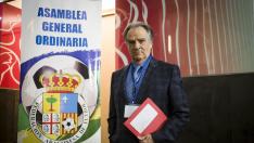 Óscar Fle, presidente de la Federación Aragonesa de Fútbol.