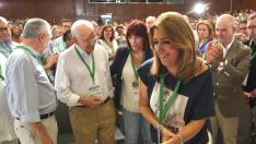 Guerra, Chaves y Griñán arropan a Susana Díaz en la apertura del congreso andaluz