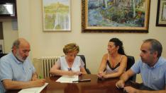 El alcalde de la localidad, José Manuel Aranda, ha firmado un protocolo de colaboración con los herederos.