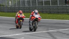 Dovizioso y Márquez, protagonistas de un duelo hasta la última curva
