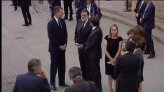 Misa en la Sagrada Familia por las víctimas de los atentados
