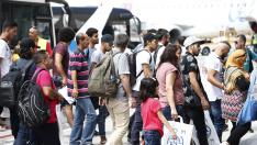 Llegada de los refugiados a España