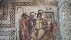 Uno de los mosaicos de la villa de La Malena.