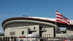 La afición colchonera estrena el Wanda Metropolitano