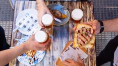 Algunas de las tapas que pueden degustarse en el Bula, en Zaragoza.