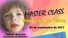 Cartel del evento en beneficio de Somos Pera, asociación aragonesa que agrupa a familias afectadas por enfermedades raras.