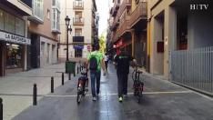 De paseo en bici por la Zaragoza más camaleónica
