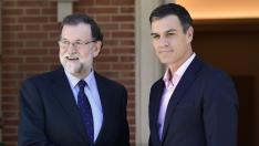 Rajoy se ha reunido este lunes, por separado, con Pedro Sánchez y Albert Rivera.