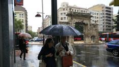 LLueve en Zaragoza