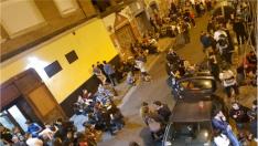 Panorámica de la calle de Maestro Marquina durante una noche reciente.