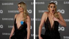 Adriana Abenia en el momento de los hechos