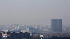 'Boina' de contaminación sobre Zaragoza