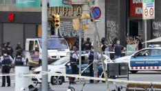 Trece personas murieron en el ataque a las Ramblas, en Barcelona.