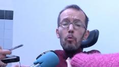 Echenique: "La cloaca del PP también afecta a Ciudadanos y al PSOE"