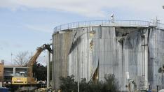 Revienta una máquina de la planta de fangos de La Almozara sin verter al Ebro
