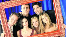 Matthew Perry, Matt Le Blanc, David Schwimmer, Courtney Cox, Lisa Kudrow y Jennifer Aniston: un elenco para enmarcar.