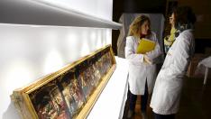 La predela del retablo de la Piedad será una de las obras incluidas en la exposición.